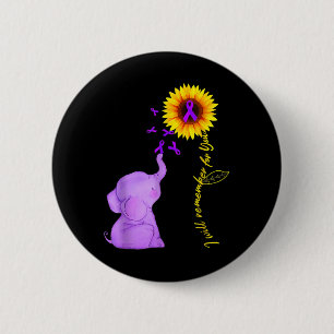 I Will Remember For You Sunflower Alzheimerheimer 6 Cm Round Badge