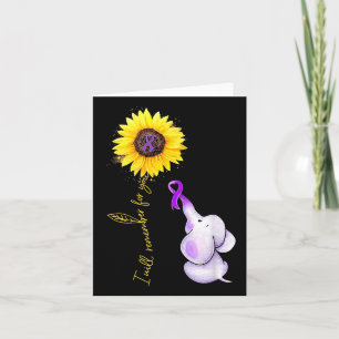 I Will Remember For You Sunflower Elephant Heimerh Card