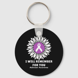 I Will Remember For You Sunflower Heimerheimer Awa Key Ring