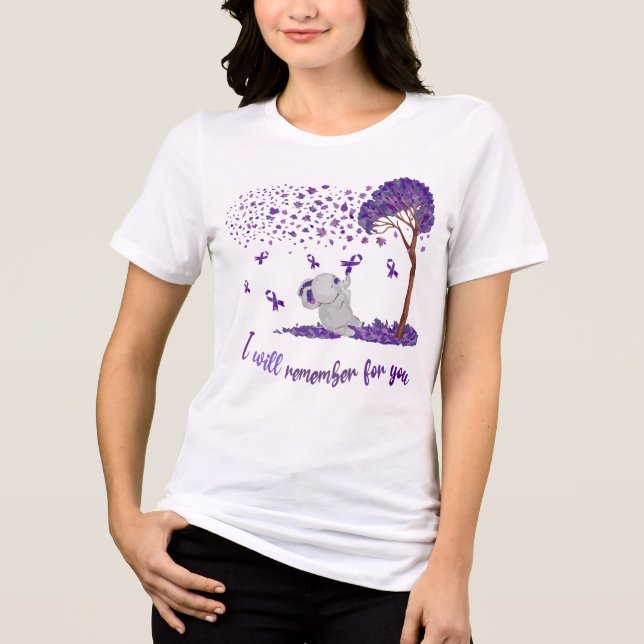 I Will Remember For You T-Shirt Tri-Blend Shirt (Front)