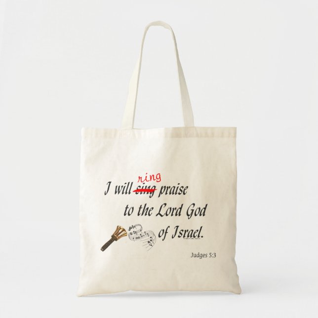 I will ring praise tote (Front)