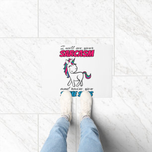 I Will See Your Sarcasm And Raise You Some Sass Doormat