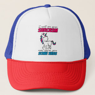 I Will See Your Sarcasm And Raise You Some Sass Trucker Hat