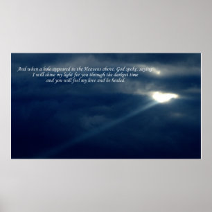 "I will shine my light for you..." spiritualposter Poster