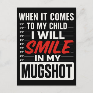 I will smile in my mugshot holiday postcard
