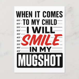 I will smile in my mugshot holiday postcard
