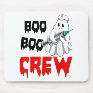 I Will Stab You Funny Ghost Nurse Halloween Nursin Mouse Mat
