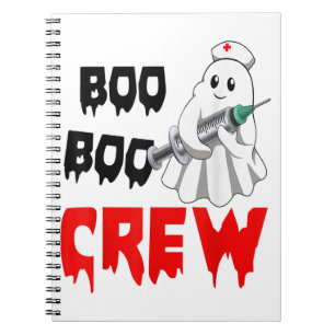 I Will Stab You Funny Ghost Nurse Halloween Nursin Notebook