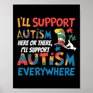I Will Support Autism Awareness Tee – Advocacy Eve Poster