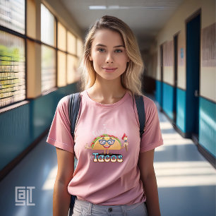 I will Teach for Tacos Art Teacher Female T-Shirt