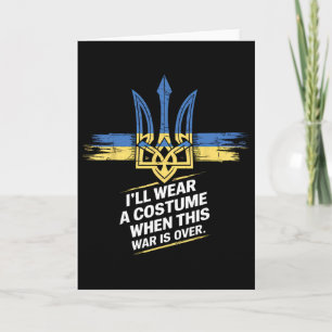I Will Wear A Costume When This War Is Over 1 Card