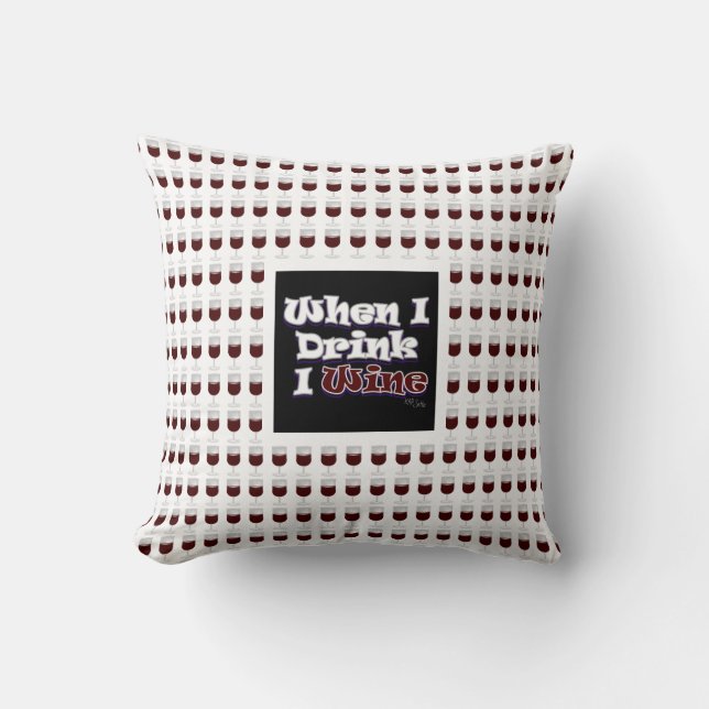 I Wine Cushion (Front)