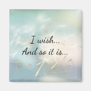 I wish...And so it is... Magnet