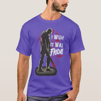 I Wish It Was Friday Lazy DIY Halloween Costume Ho T-Shirt