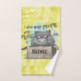 I wish more people were fluent hand towel