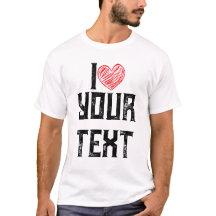 I WITH RED HEART DESIGN