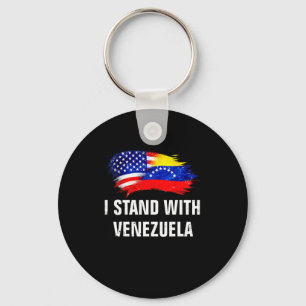I With Stand Venezuela Support Equality Flag Key Ring