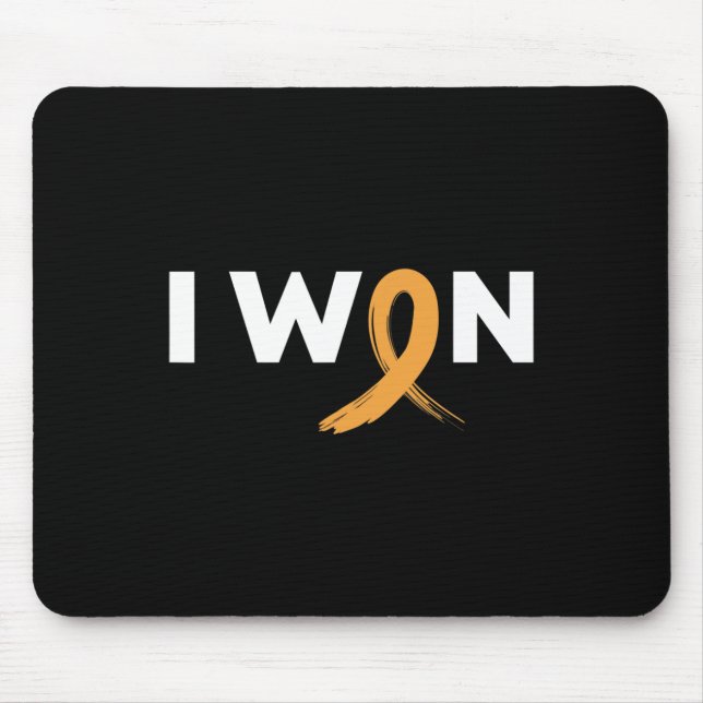 I Won Against Childhood Cancer Survivor  Mouse Mat (Front)