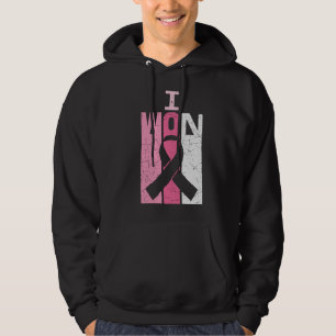 I Won Breast Cancer Awareness Survivor Women Gift Hoodie