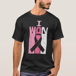 I Won Breast Cancer Awareness Survivor Women Gift T-Shirt