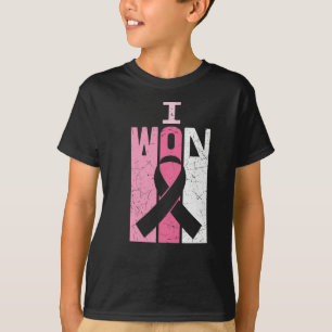 I Won Breast Cancer Awareness Warrior Survivor T-Shirt