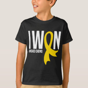 I Won Finished Chemo Childhood Cancer Survivor T-Shirt