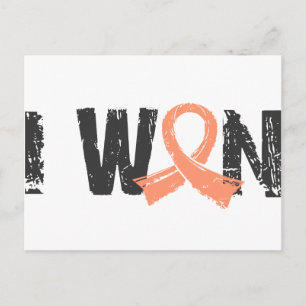 I Won Uterine Cancer Postcard