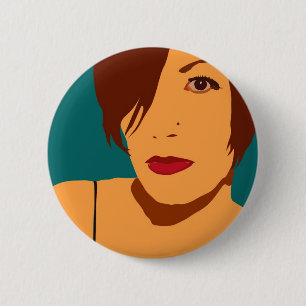 I Wonder 6 Cm Round Badge