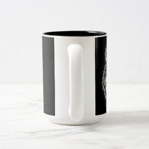 I Won't Let Me Down - Motivational Mugs, Wolf  Two-Tone Coffee Mug