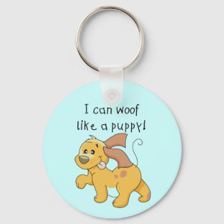 I Woof Like a Puppy Tshirts and Gifts Key Ring