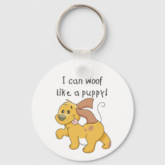 I Woof Like a Puppy Tshirts and Gifts Key Ring
