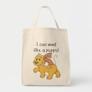I Woof Like a Puppy Tshirts and Gifts Tote Bag