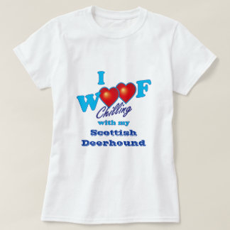 I Woof Scottish Deerhound T-Shirt