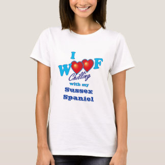 I Woof Sussex Spaniel T-Shirt