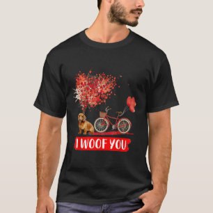 I Woof You Dachshund Dog Valentine T-Shirt