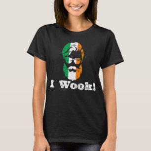 I WOOK WORK IRISH FLAG BEARD SUNGLASSES MAN T-Shirt
