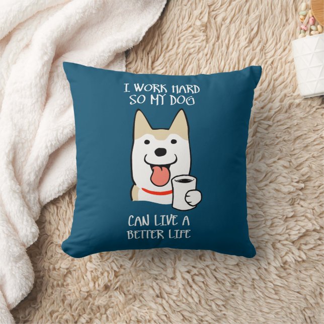 I work hard cushion (Blanket)