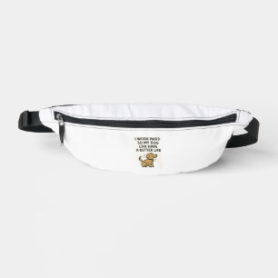 I Work Hard For My Dog � Cute Pet Lover Quote Bum Bags