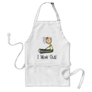I Work Out Standard Apron