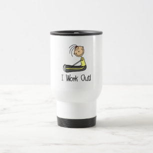 I Work Out Tshirts and Gifts Travel Mug
