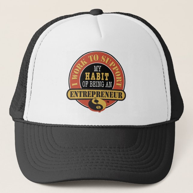I Work Screened Cap (Front)