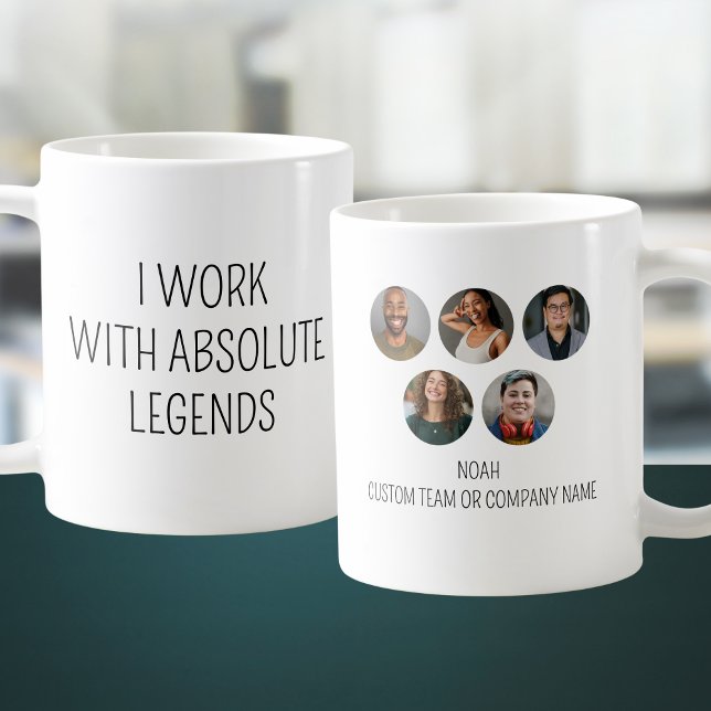 I Work With Absolute Legends 5 Photo Office Team Coffee Mug (I Work With Absolute Legends 5 Photo Office Team Coffee Mug
)