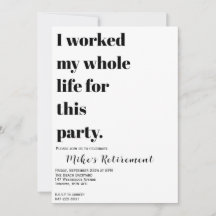 I Worked My Whole Life For This? 