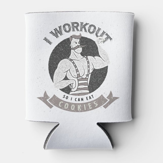 I Workout So I Can Eat Cookies Cooler (Front)