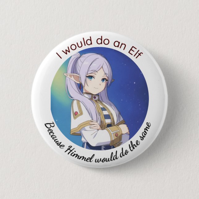 I would do an Elf 6 Cm Round Badge (Front)