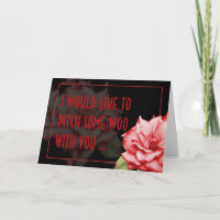 I Would Like to Pitch Some Woo With You Card