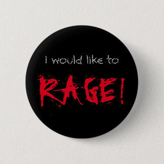 I Would Like to Rage D&D Barbarian 6 Cm Round Badge