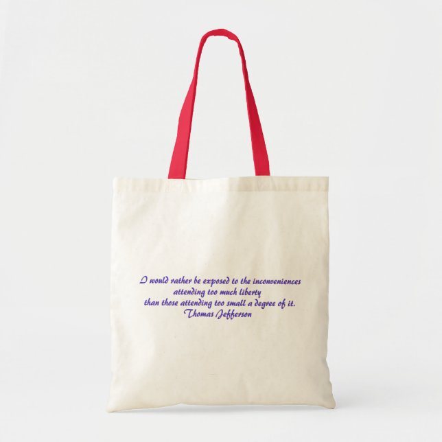 I would rather be exposed..... tote bag (Front)