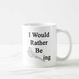 I Would Rather Be Scissoring Coffee Mug