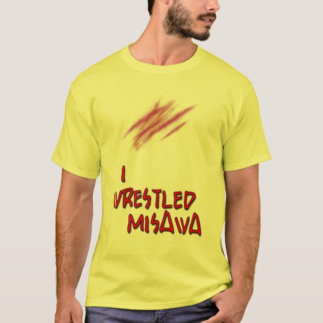 I Wrestled Misawa T-Shirt (Front)